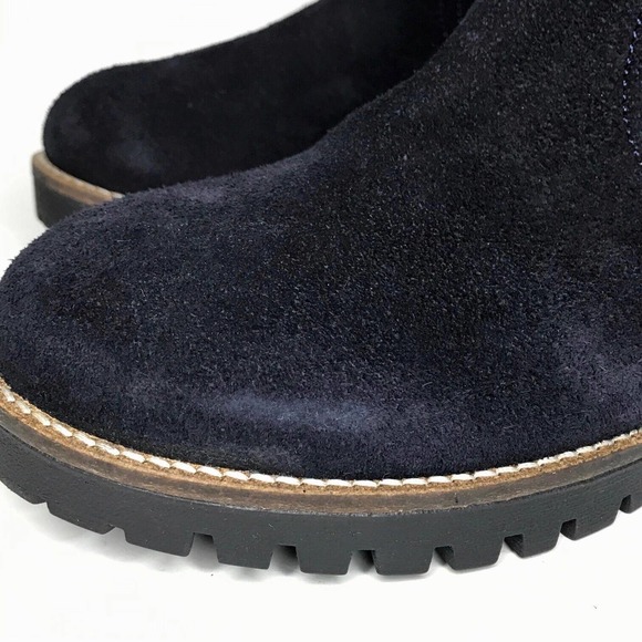 Anthropologie Louise Suede Sherpa Lined Cuffed Ankle Boot - Picture 9 of 14